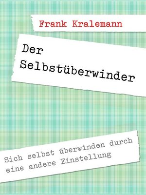 cover image of Der Selbstüberwinder